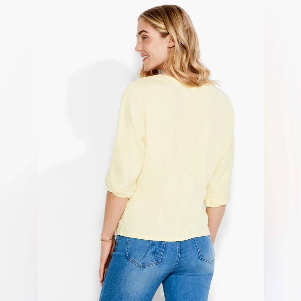 NIC + ZOE Boat Neck Dolman Sleeve Tee